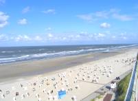 Blick vom Haus Panorama auf Strand und Meer